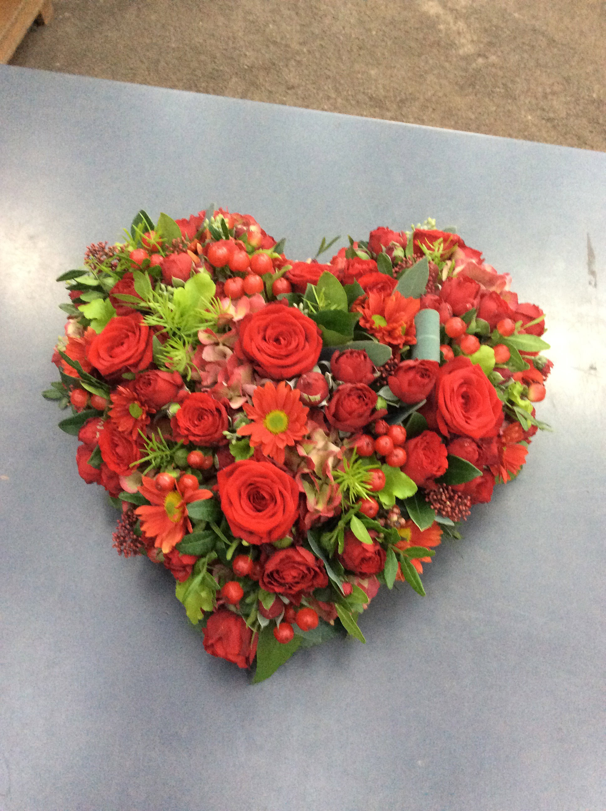 💗 Blumenherzen – ein inniger letzter Gruss