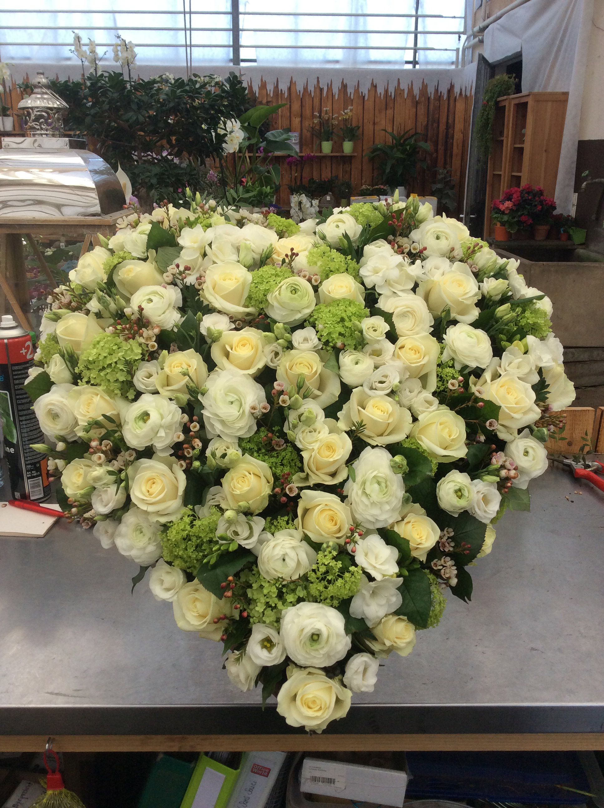 💗 Blumenherzen – ein inniger letzter Gruss