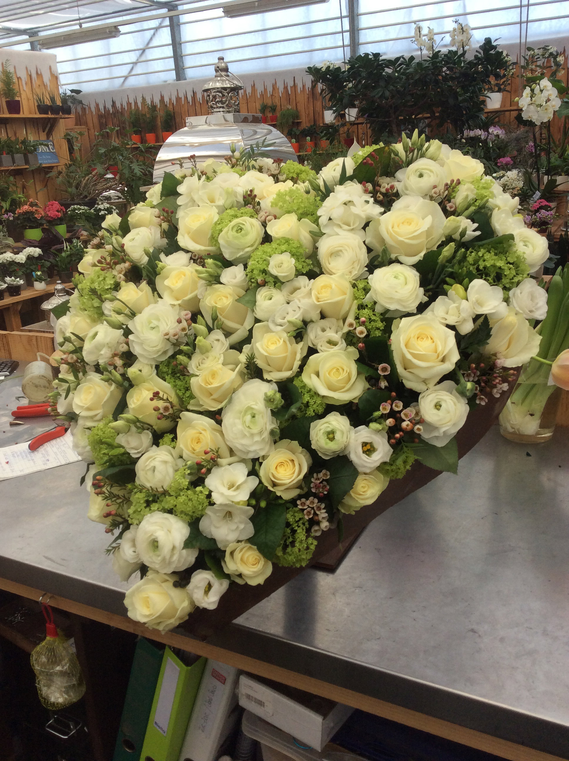 💗 Blumenherzen – ein inniger letzter Gruss