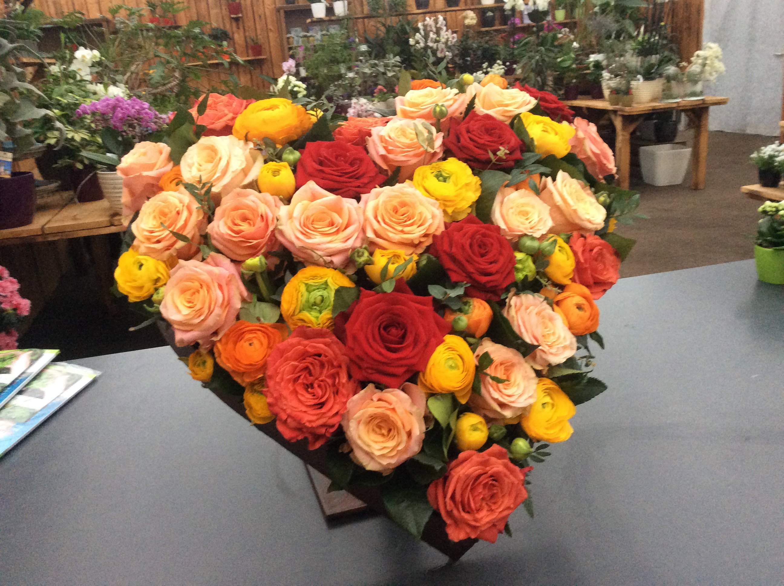 💗 Blumenherzen – ein inniger letzter Gruss