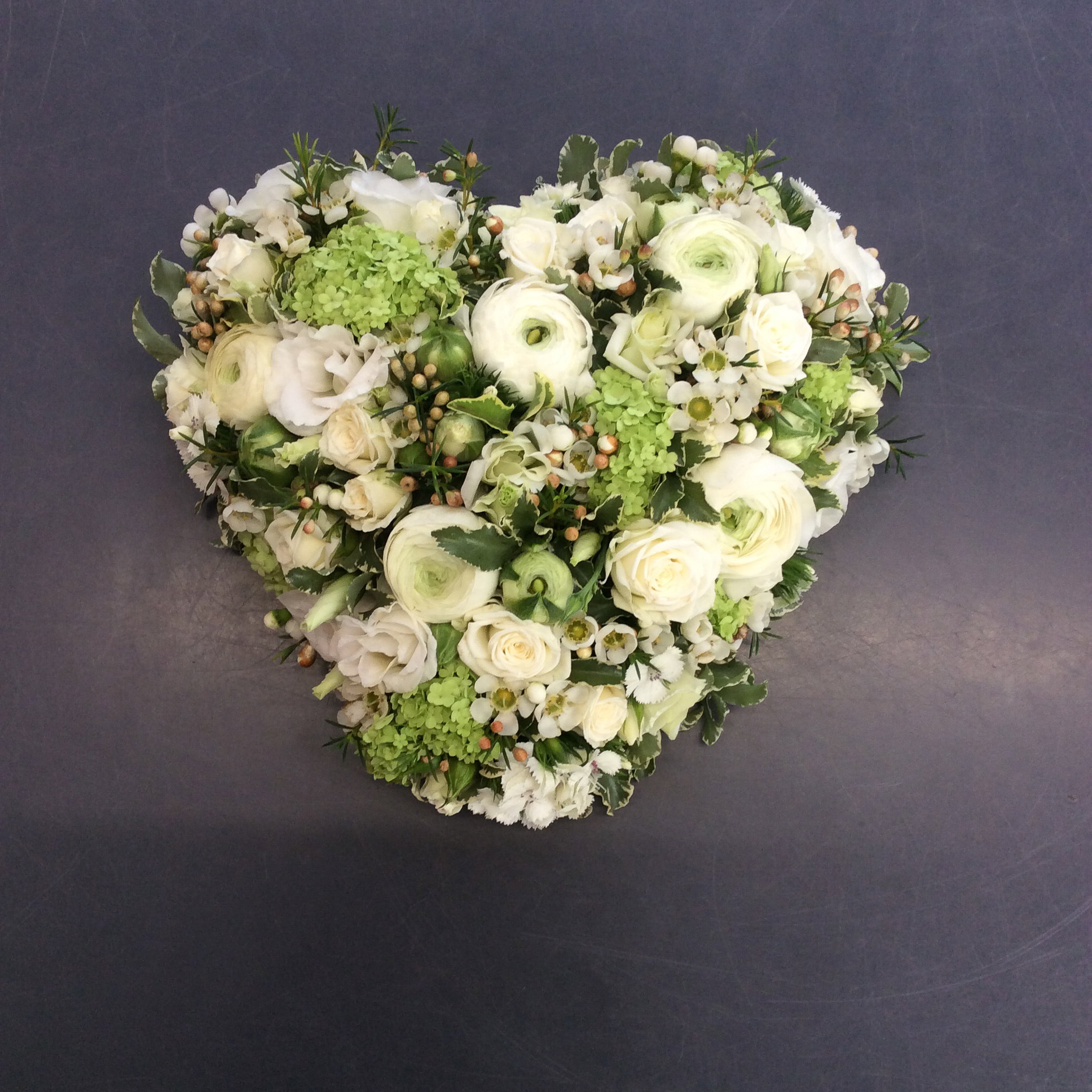 💗 Blumenherzen – ein inniger letzter Gruss