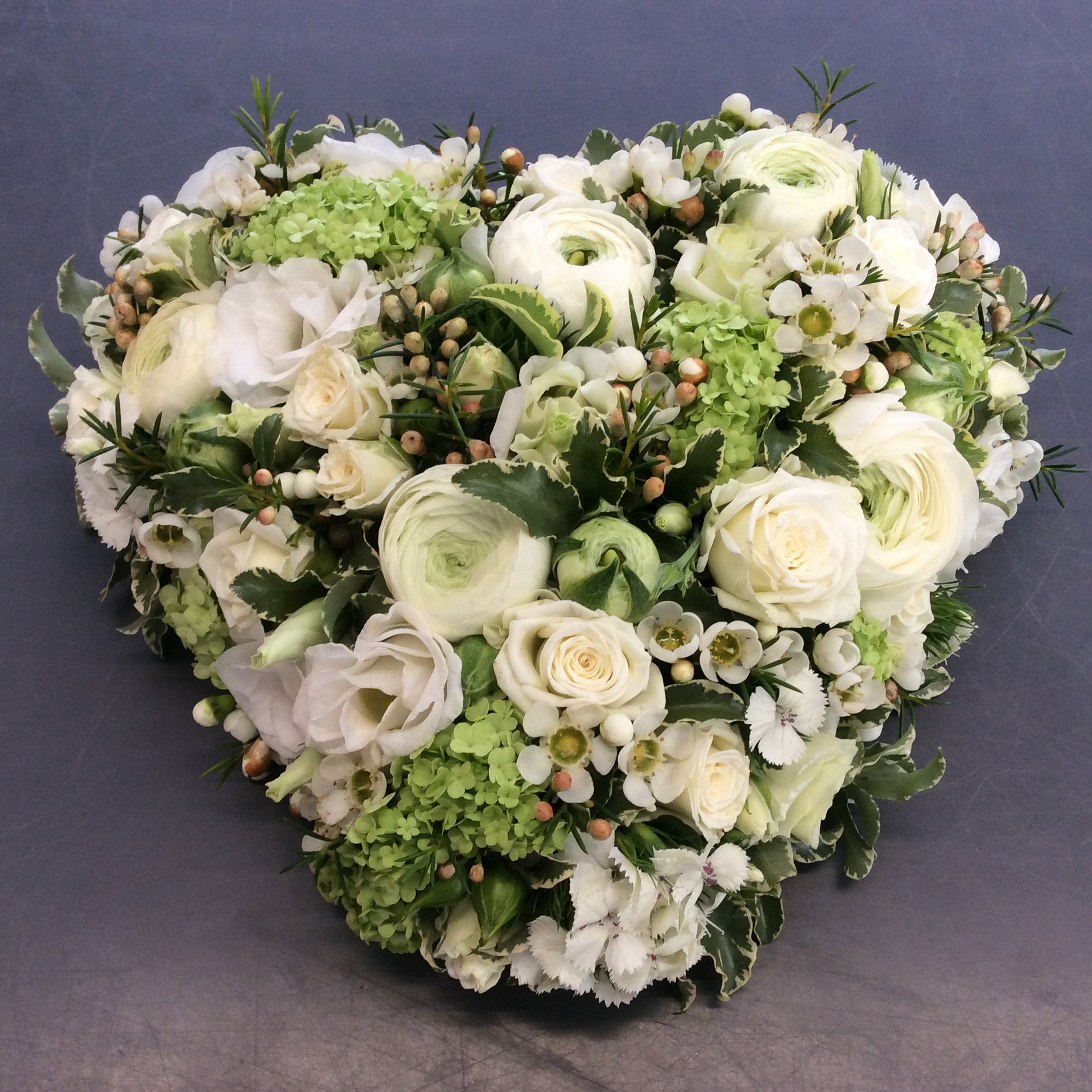 💗 Blumenherzen – ein inniger letzter Gruss