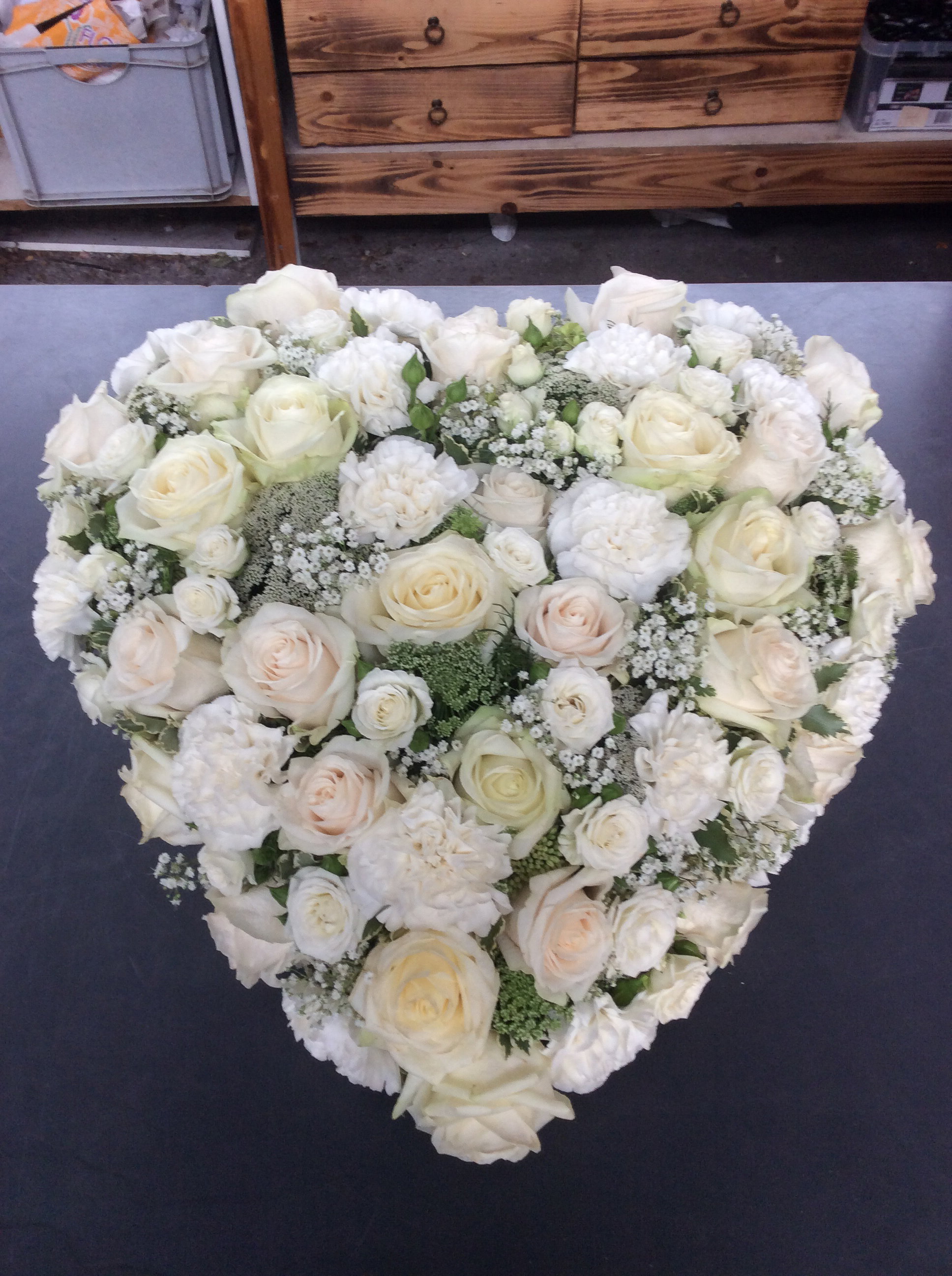 💗 Blumenherzen – ein inniger letzter Gruss