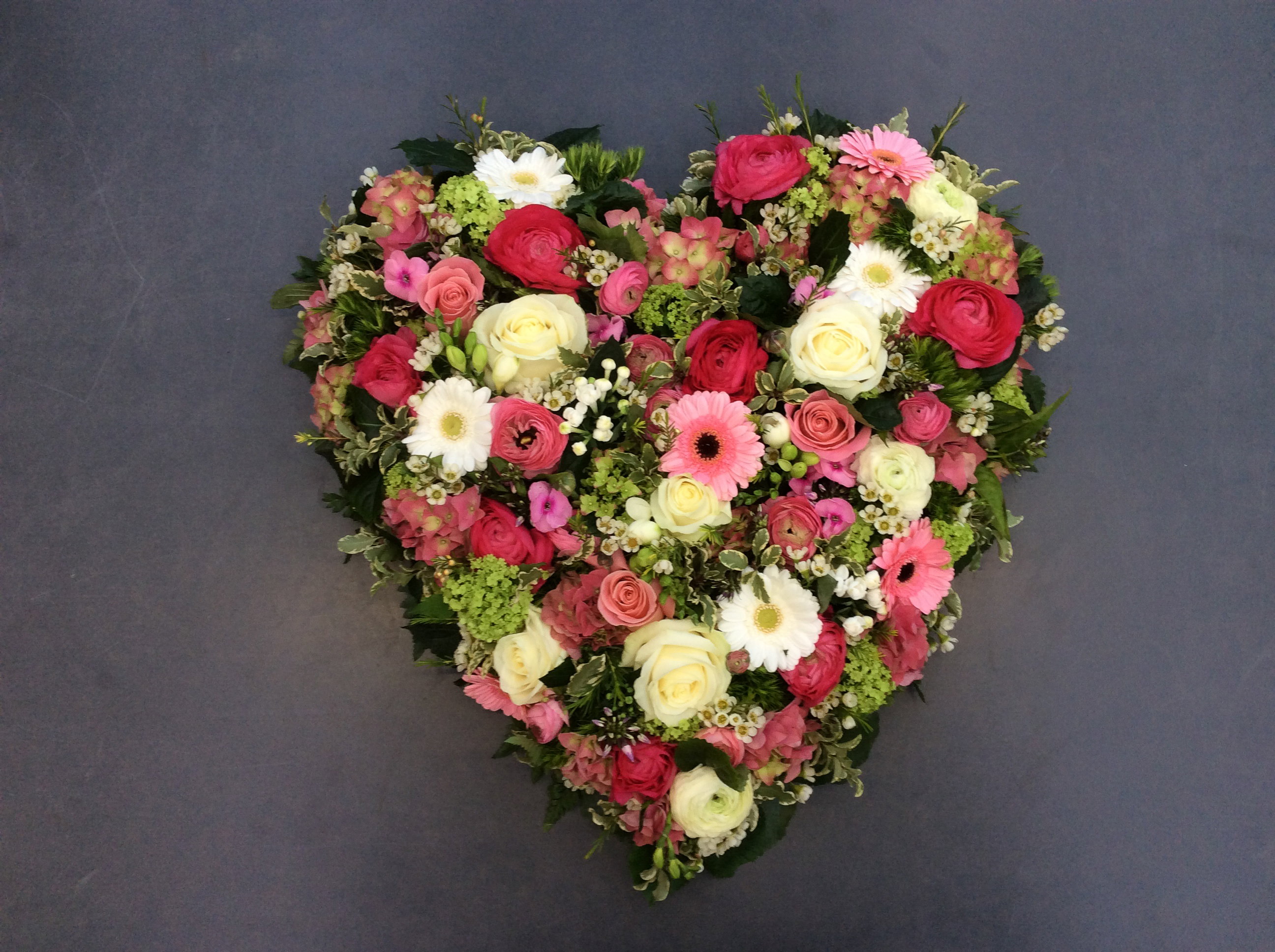 💗 Blumenherzen – ein inniger letzter Gruss