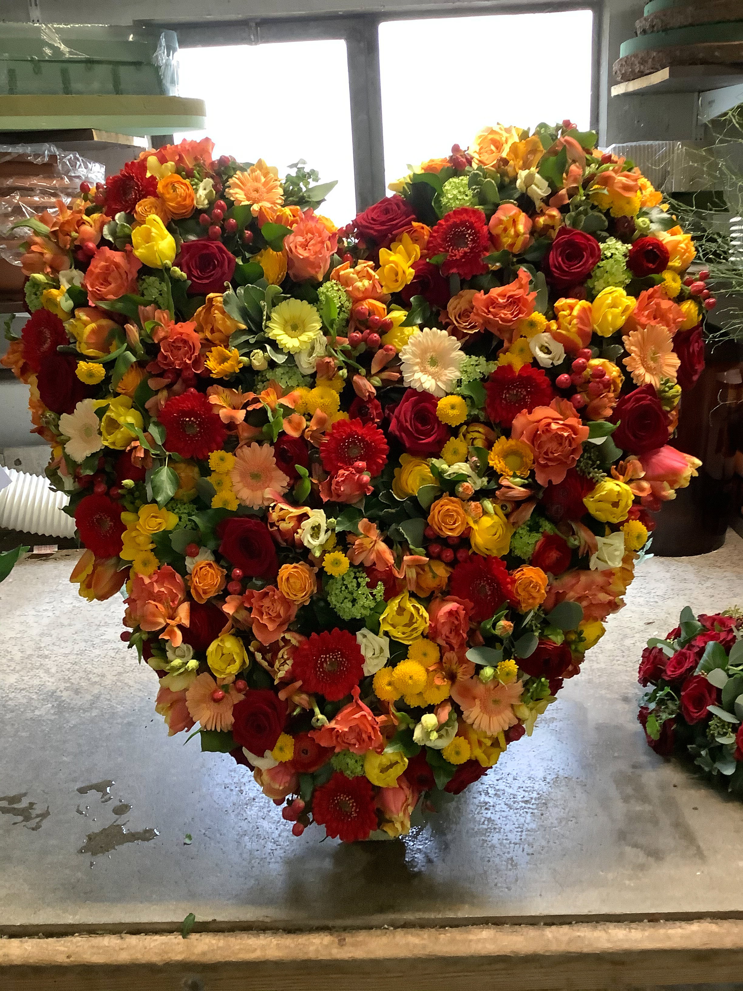 💗 Blumenherzen – ein inniger letzter Gruss