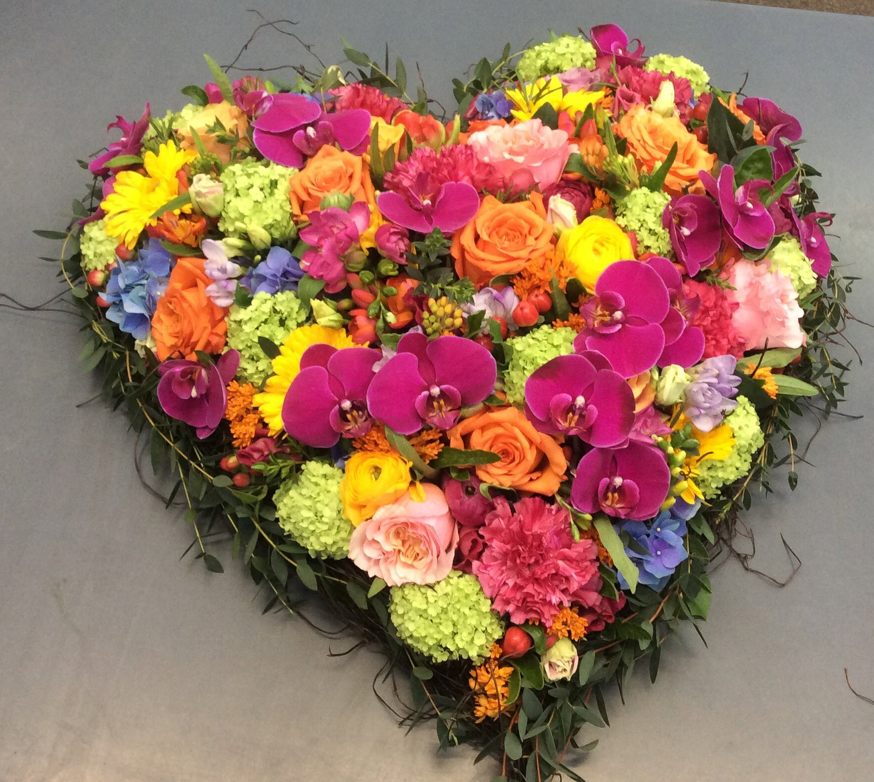 💗 Blumenherzen – ein inniger letzter Gruss