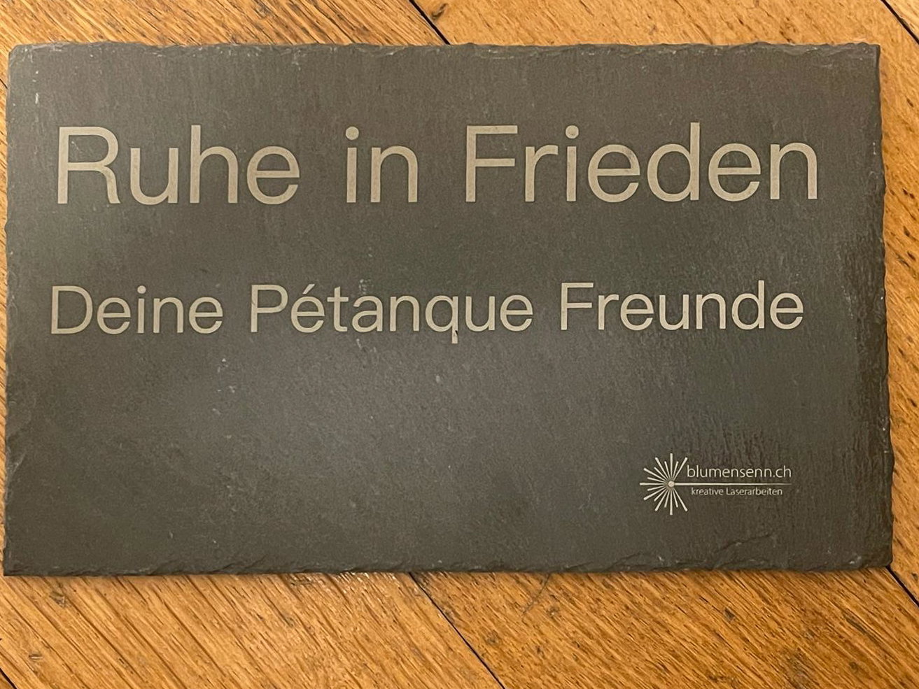 🖋️ Personalisierte Schiefertafeln – bleibende Worte