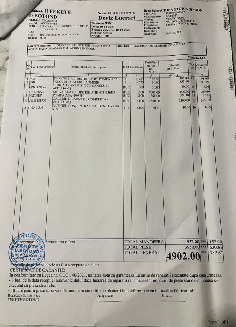 VOLVO XC 60 2014 2.0DIESEL  12.800 EURO