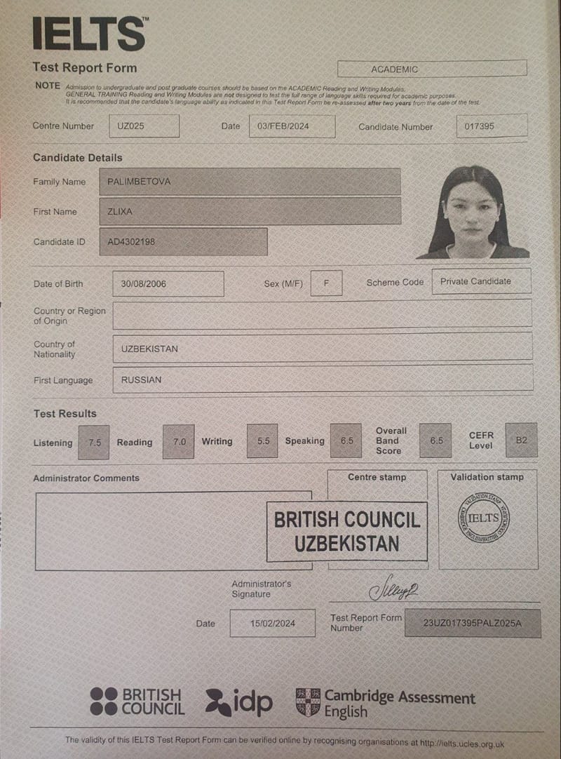 Результаты наших студентов