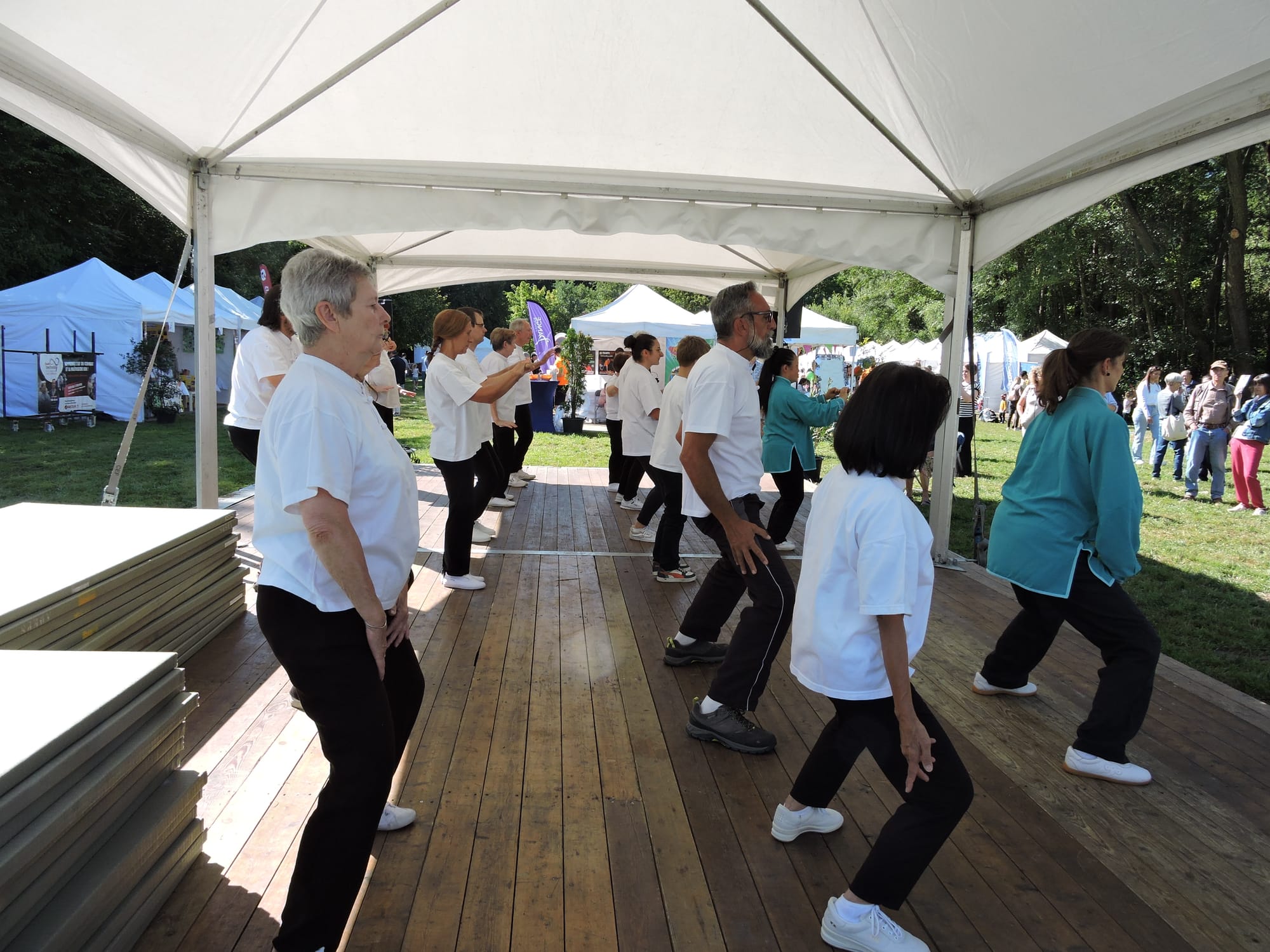 Trois styles : Ba Dua Jin des enfants, le petit bâton et les 12 mouvements du Tao