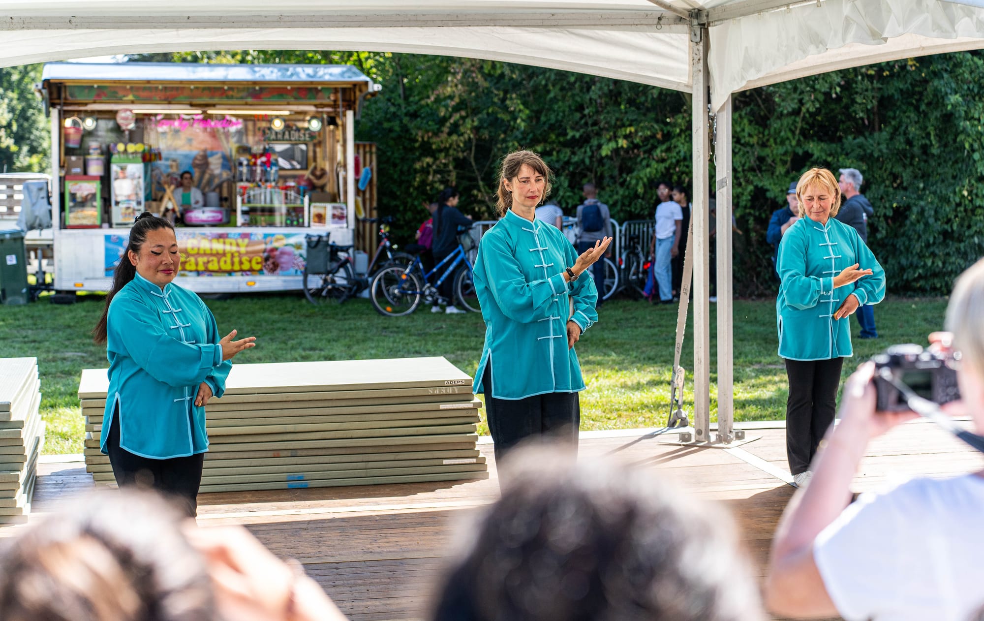 La démonstration réalisée par les enseignantes