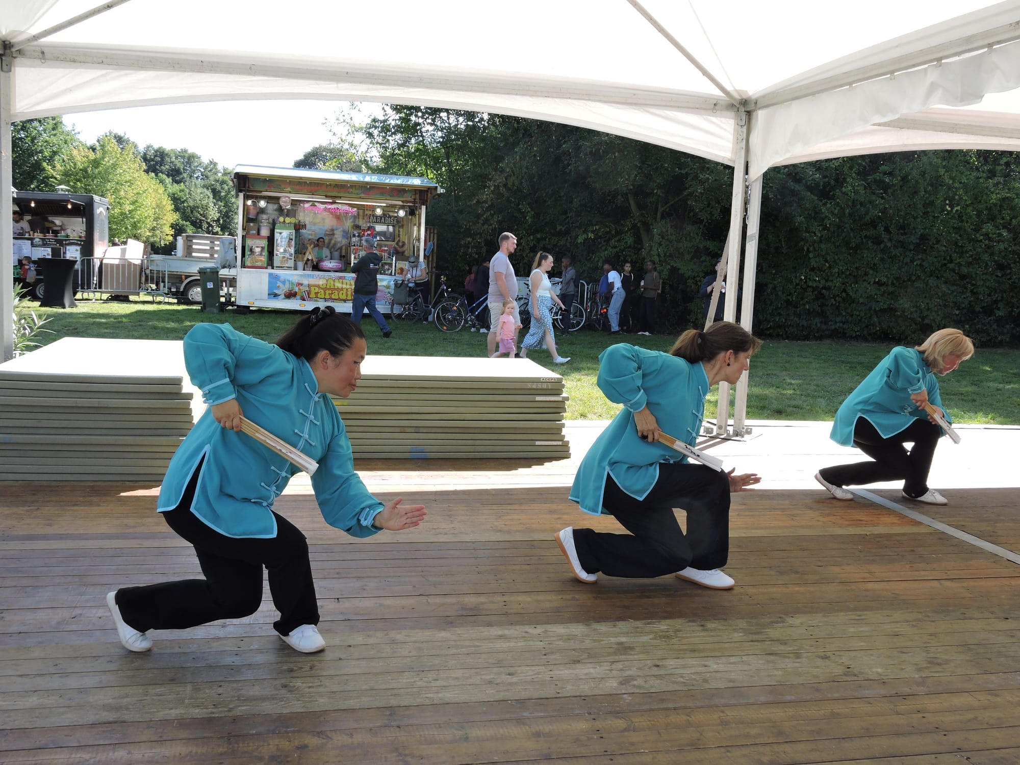 La démonstration réalisée par les enseignantes