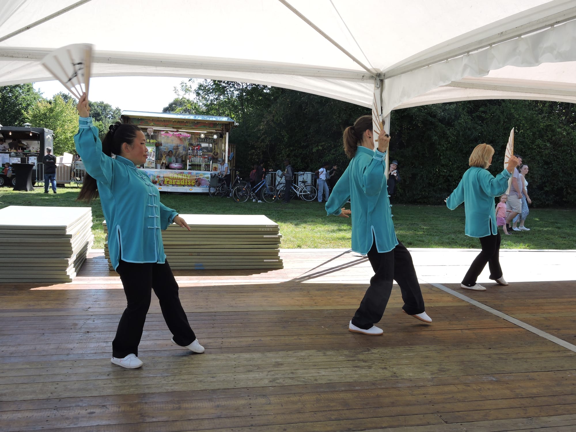 La démonstration réalisée par les enseignantes