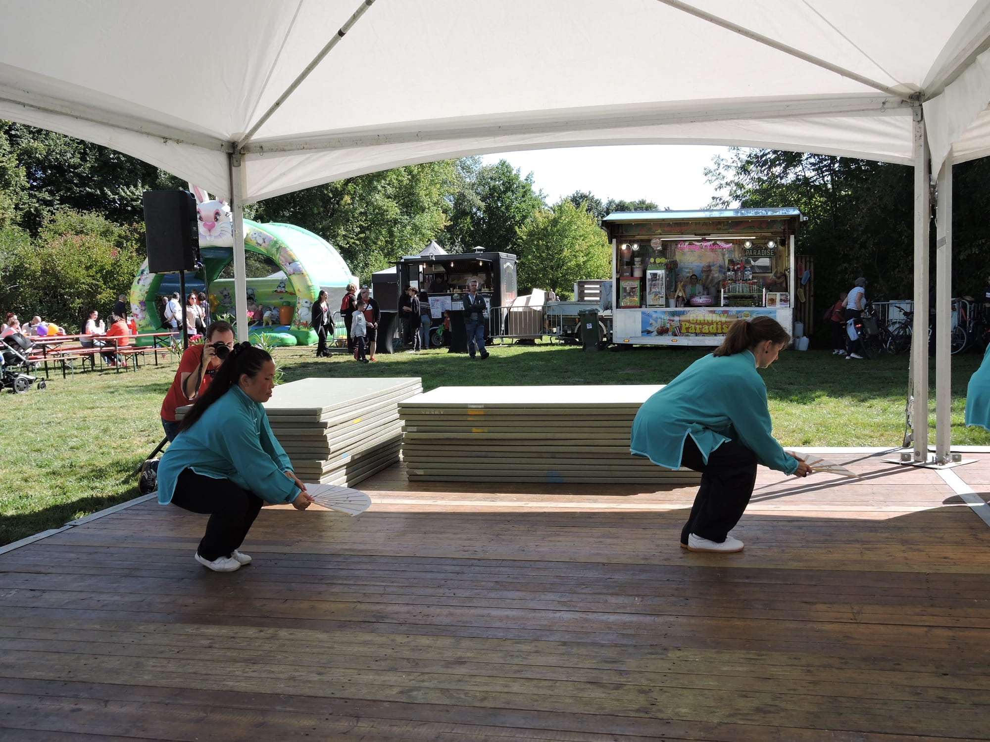 La démonstration réalisée par les enseignantes