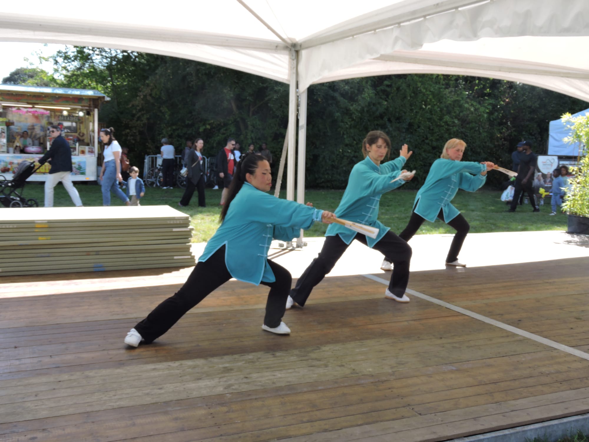 La démonstration réalisée par les enseignantes