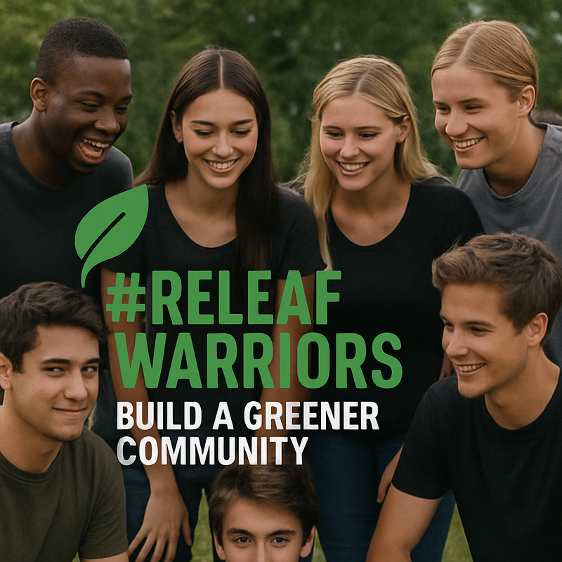 Build Strong Community of #ReLeafWarriors