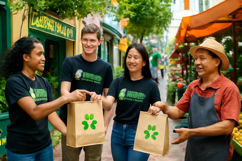 1 million+ Free Paper Bag Distribution to Retailers