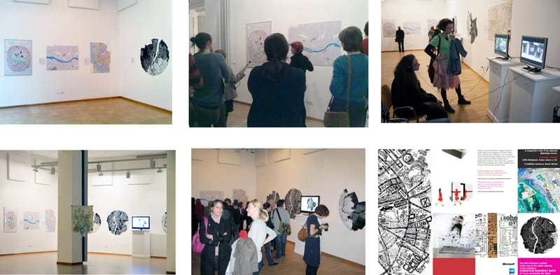 Szubjektiv Budapest térkép, Centrális Galéria, Budapest 2010