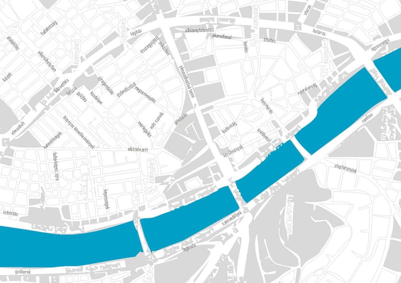 Szubjektiv Budapest térkép, Centrális Galéria, Budapest 2010