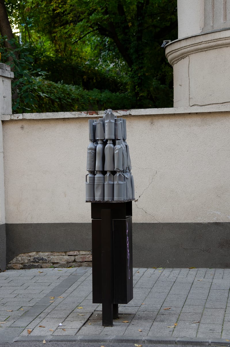 fotóinstalláció, szobrok