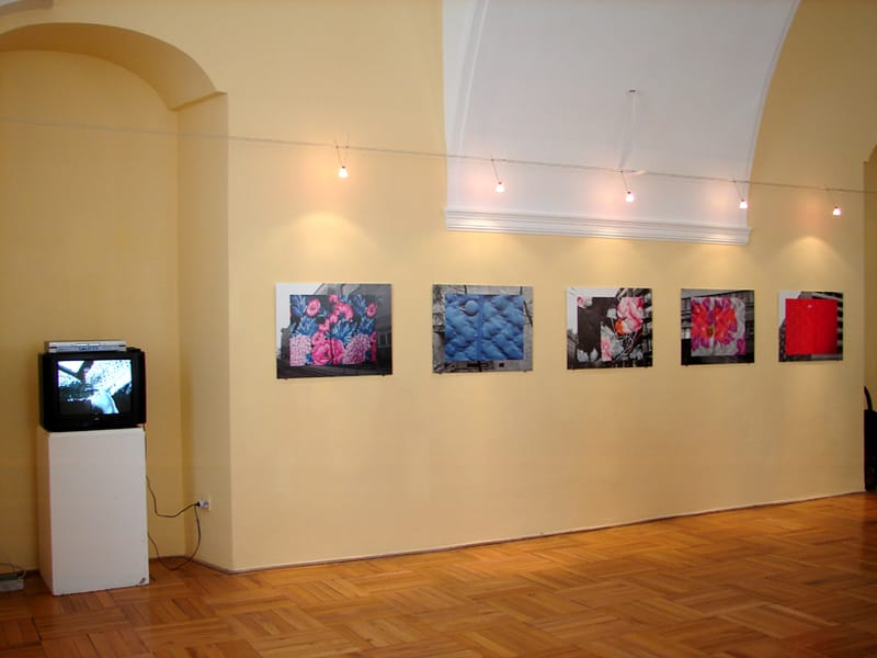 installáció: fotósorozat, textilek, videó