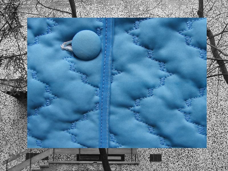 installáció: fotósorozat, textilek, videó