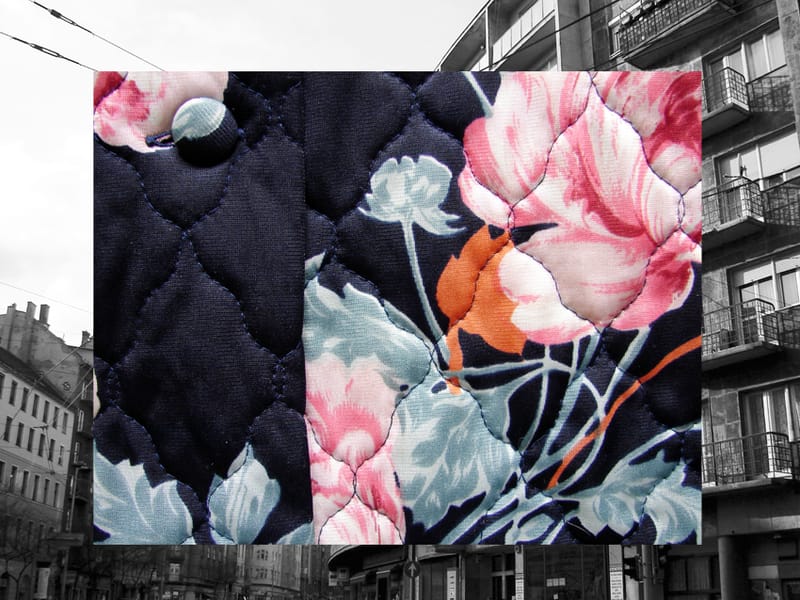 installáció: fotósorozat, textilek, videó