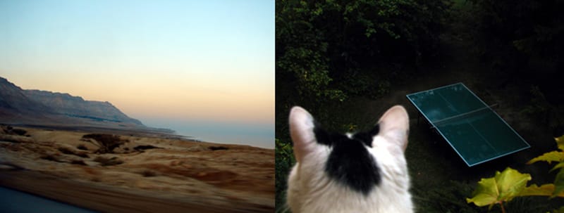 fotóinstalláció: fotósorozat, hanginstalláció