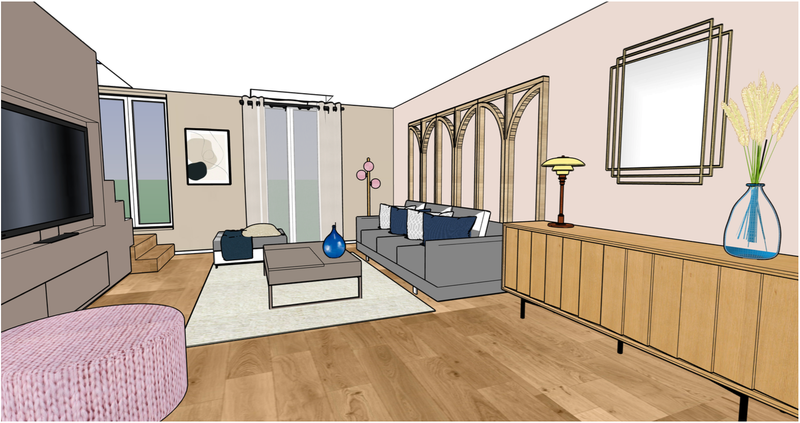 Visuels 3D, vue de dessus ou d'intérieur, pour vous aider à vous projeter, à imaginer ou à mettre en place.