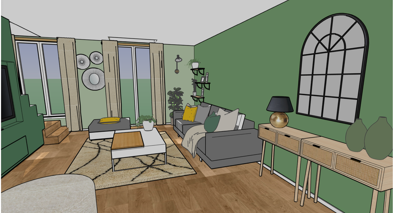 Visuels 3D, vue de dessus ou d'intérieur, pour vous aider à vous projeter, à imaginer ou à mettre en place.