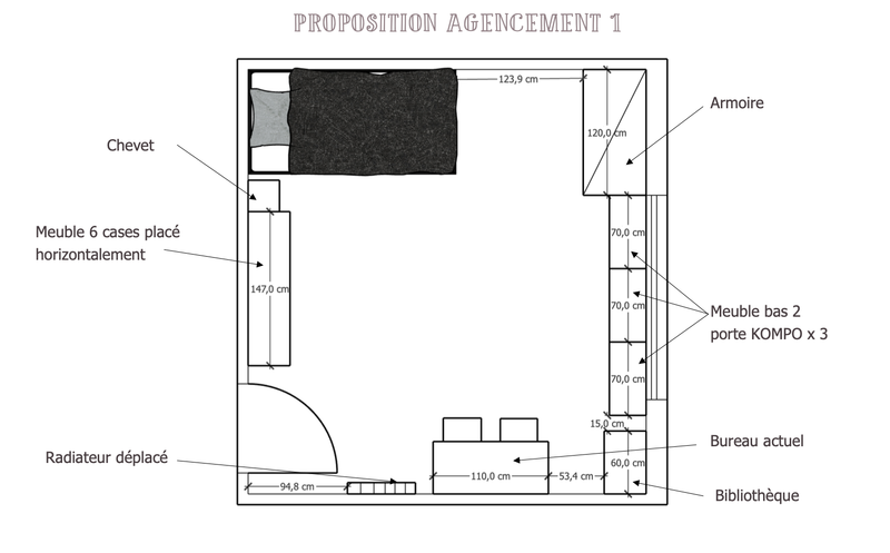 Des propositions d'agencement, des plans techniques..
