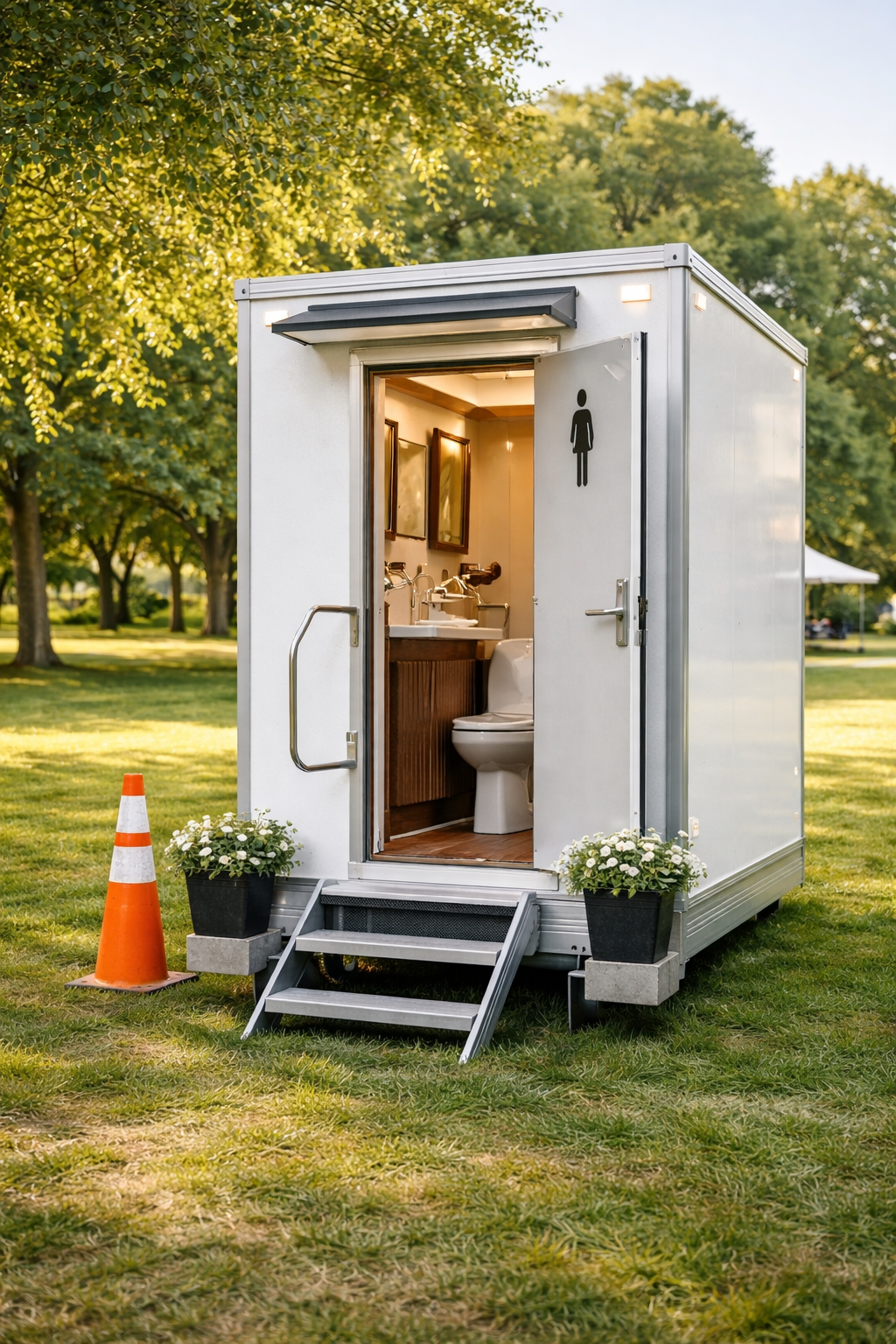 שירותים ניידים תא בודד – פתרון תברואתי חכם, קומפקטי ויעיל