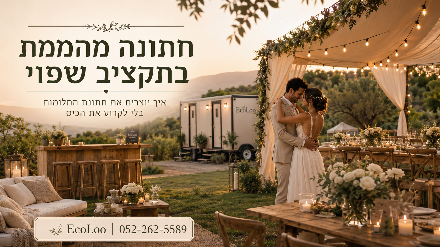 חתונה מהממת בתקציב שפוי – איך יוצרים את חתונת החלומות שלכם בלי לקרוע את הכיס