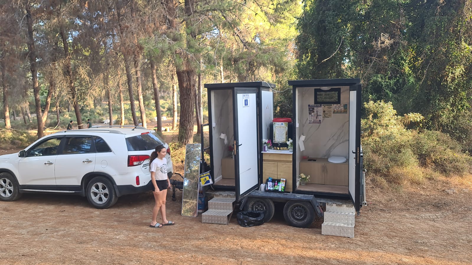 שירותים ניידים לאירועים בטבע EcoLoo ברמת הנדיב