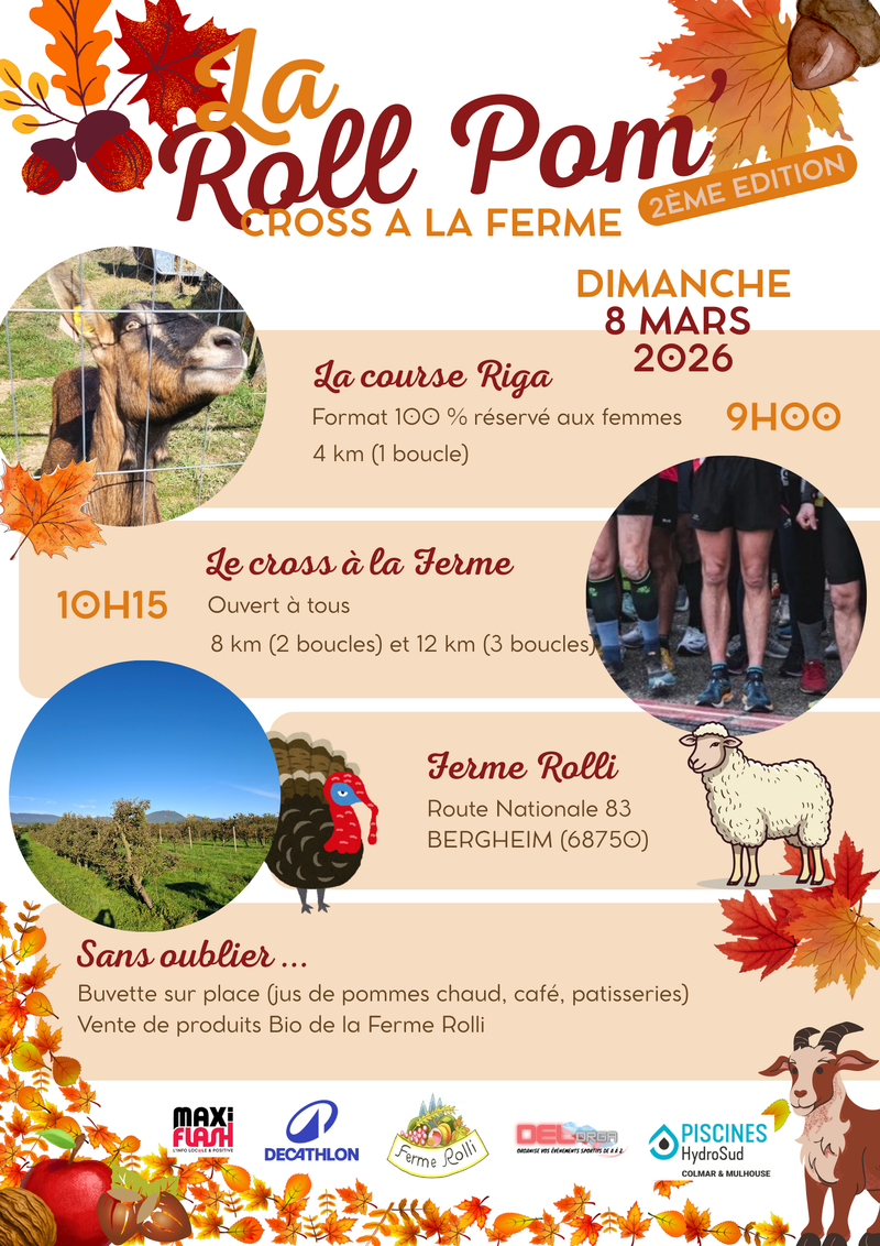 La ROLL POM' - LE CROSS A LA FERME - 2ème Edition