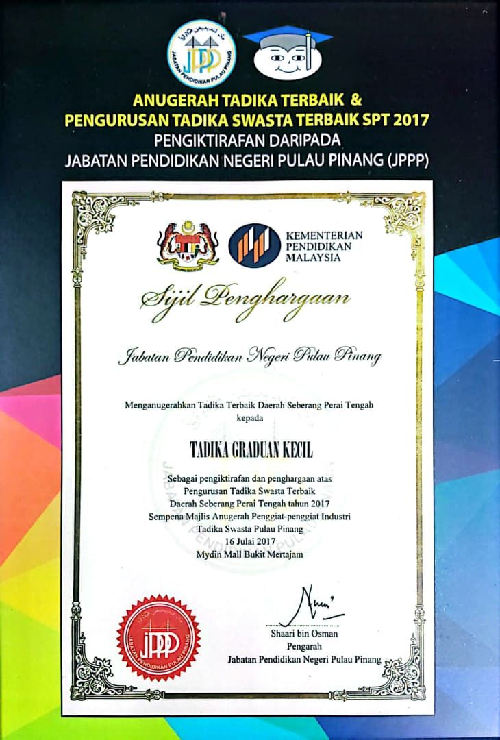 ANUGERAH TADIKA TERBAIK 2017