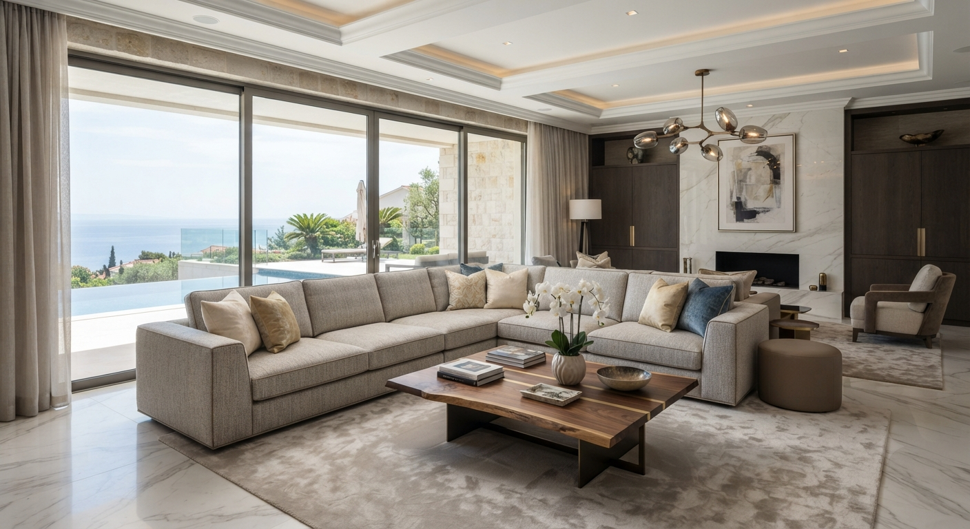 Luxury Villa Sofas: Custom Furniture Solutions for High-End Residential Projects