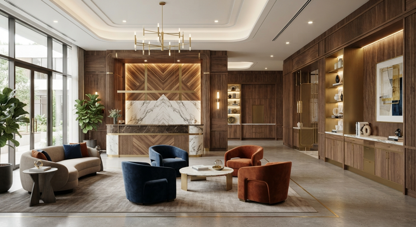 Wood Paneling in Interior Design: Creating Luxury Residential and Hospitality Spaces with Custom Finishes