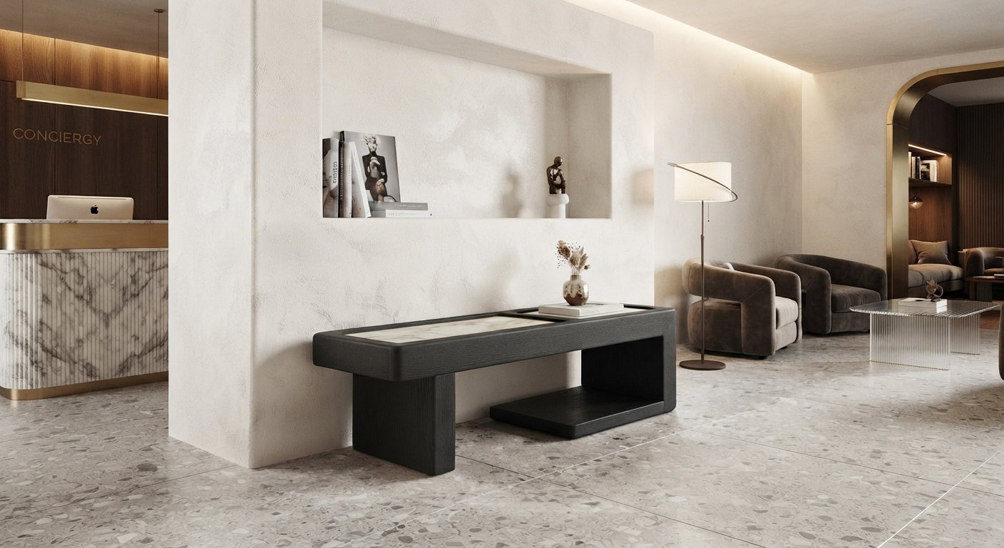 How to Design a Luxury Hotel Lobby Lounge with Custom Console Furniture