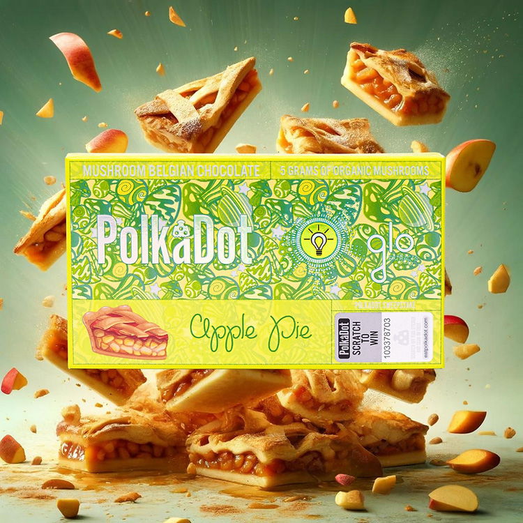 Polkadot mushroom chocolate