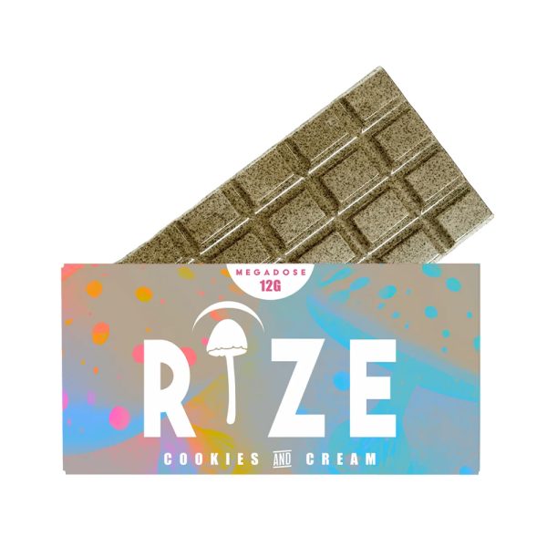 Rize mushroom chocolate bar