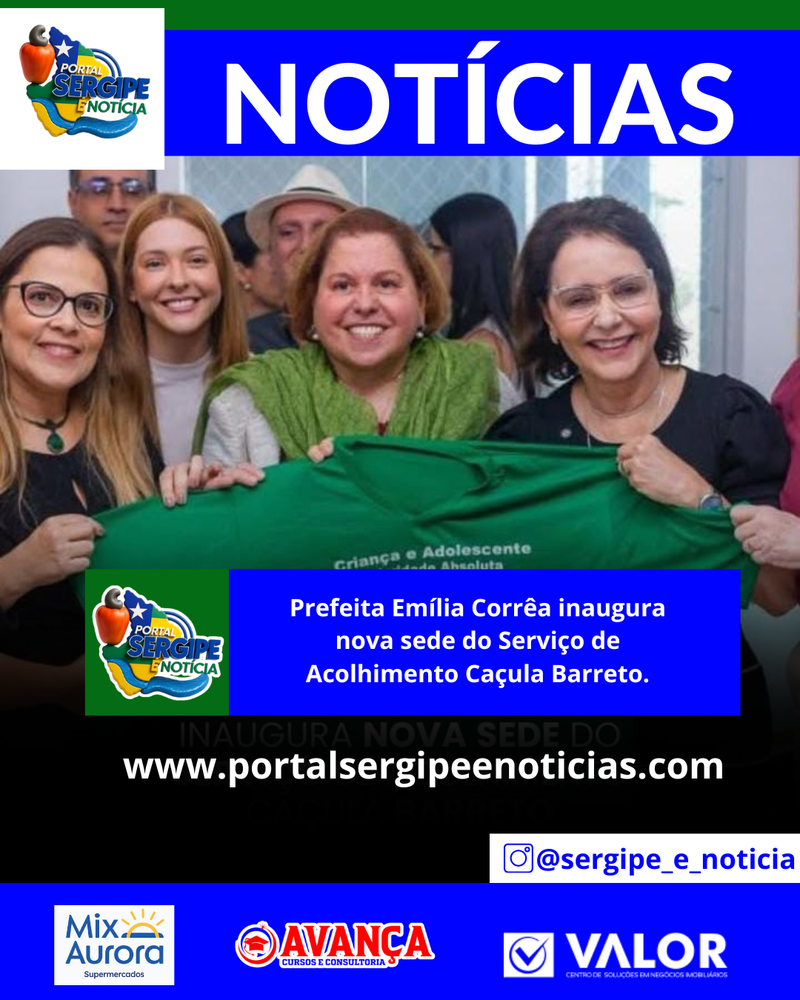 Prefeita Emília Corrêa inaugura nova sede do Serviço de Acolhimento Caçula Barreto
