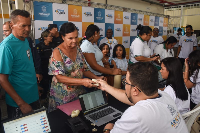 Tamo Junto Aracaju: 2ª edição traz ampliação de serviços e mais de 1.900 atendimentos no bairro Industrial.