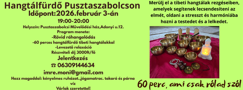 Hangfürdö  Pusztaszabolcson