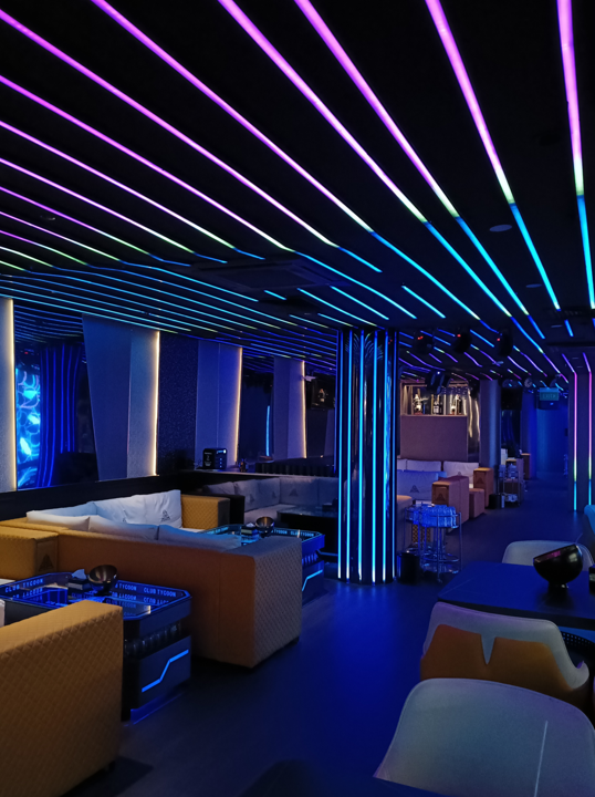 Entertainment spaces