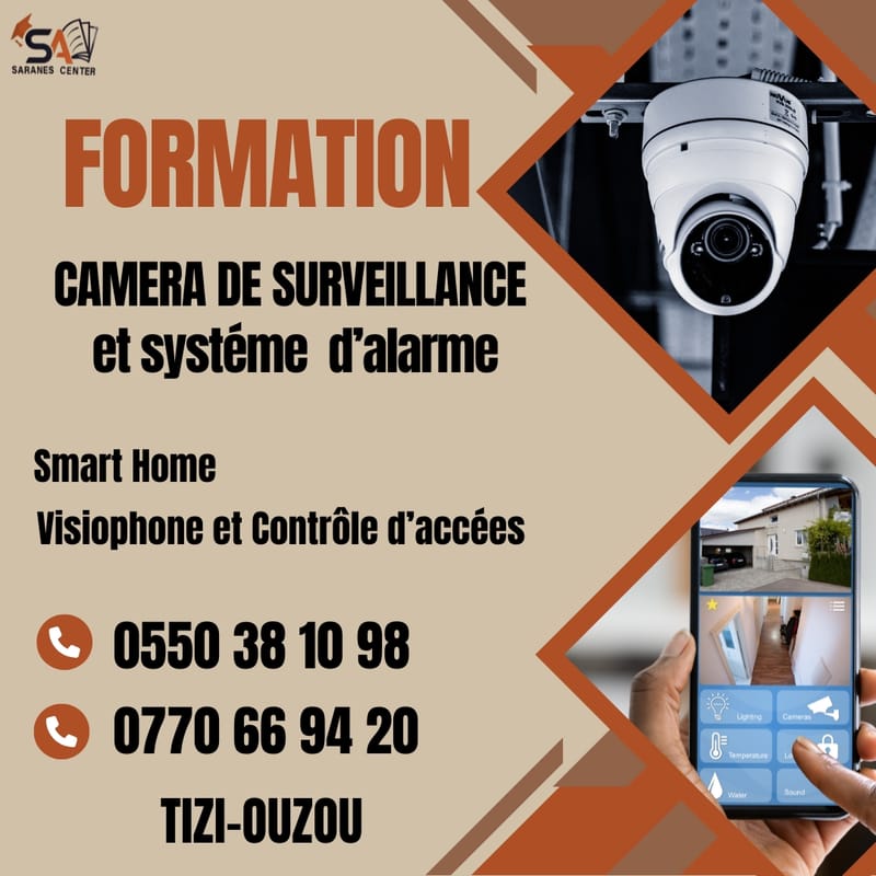 Formation en Installation de Caméras de Surveillance