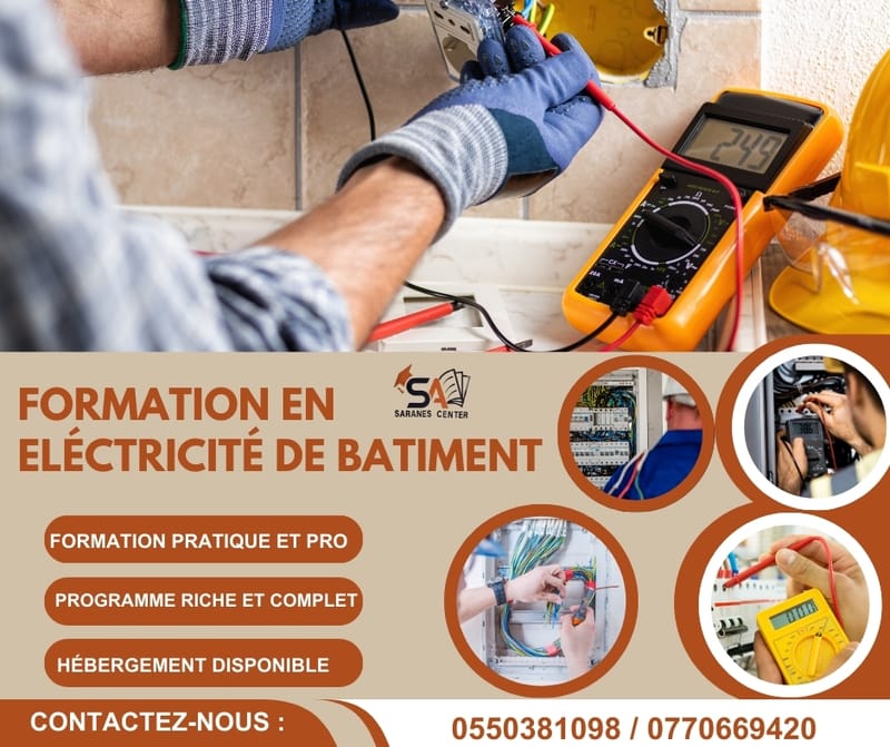 Formation en éléctricité de bâtiment