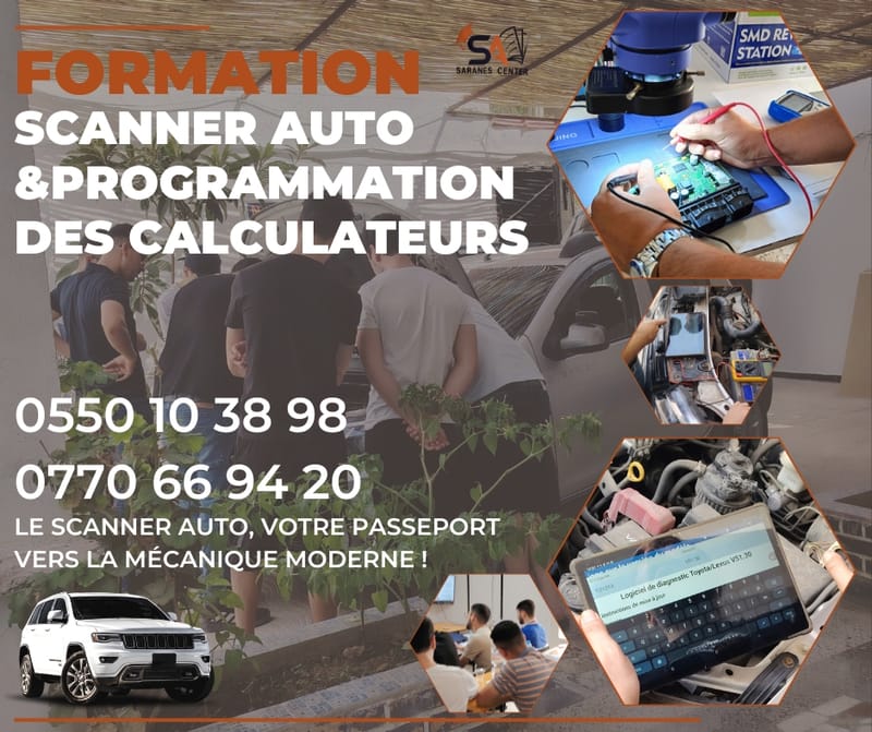 🔧 Formation : Scanner Automobile Diagnostic & Programmation des calculateurs