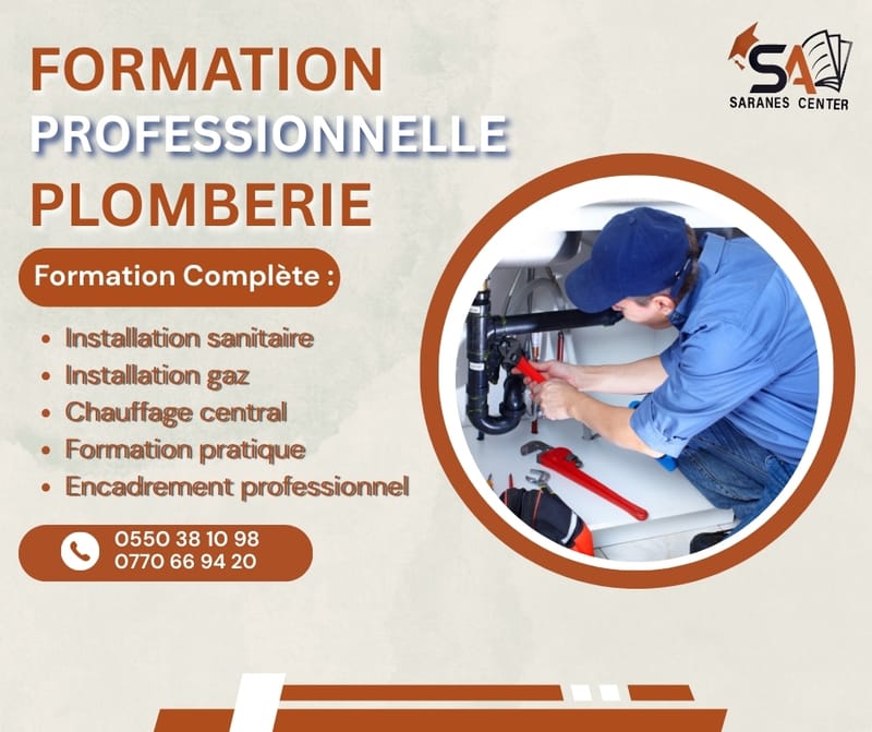 Formation en Plomberie (Sanitaire & Gaz) et Chauffage Central