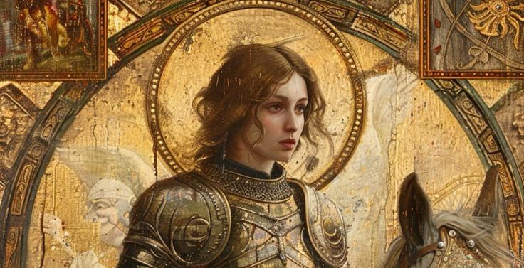 4.- le chevalier ne craint pas de manifester sa foi catholique